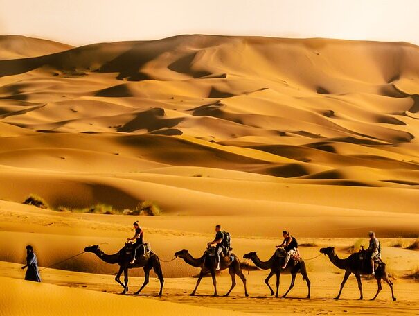 Morocco desert trekking