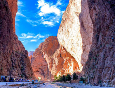 the famous valley in Morocco: