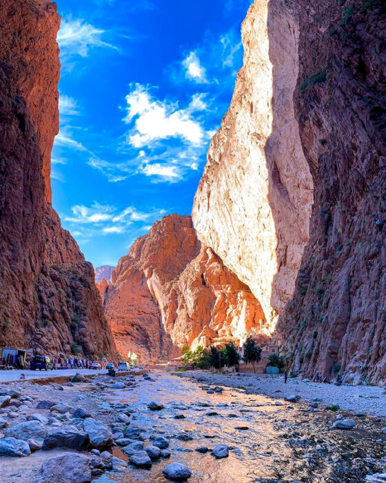 the famous valley in Morocco: