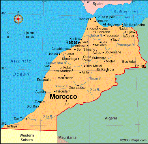 Morocco Maps